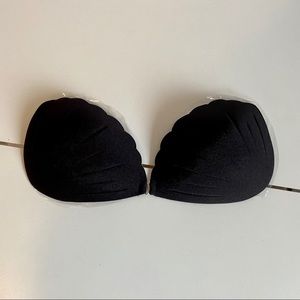 Black Strapless Backless Stick On Bra